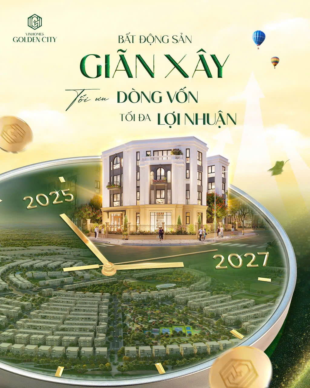 Chính sách giãn xây tại Vinhomes Golden City