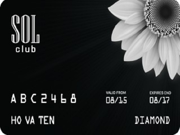 SOL Club thẻ kim cương