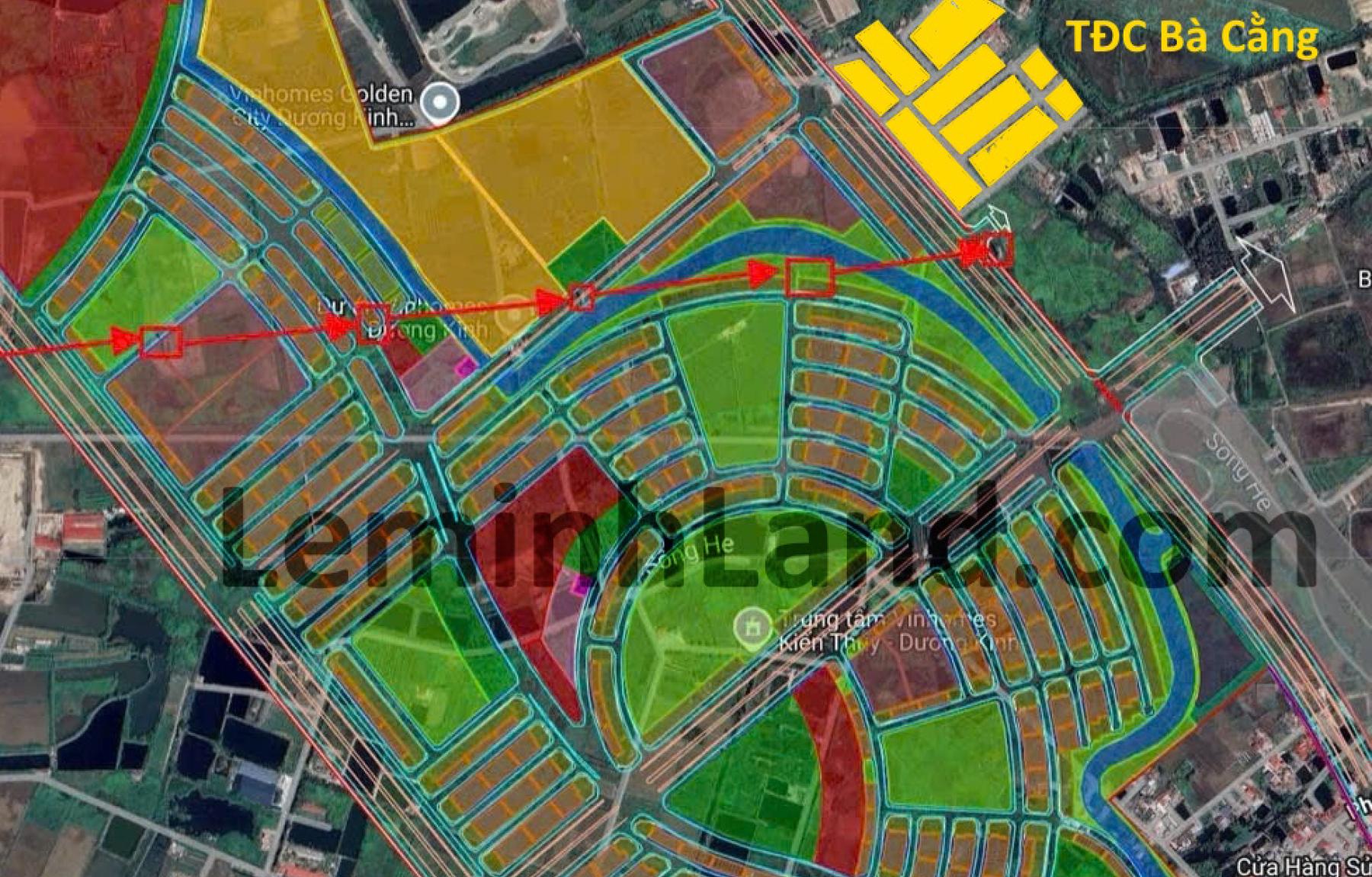 Đất phân lô tái định cư Vinhomes Dương Kinh