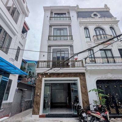 Nhà mới xây 4 tầng sân rộng tại Cầu Tre, Hải Phòng