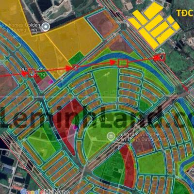 Đất phân lô tái định cư Vinhomes Dương Kinh