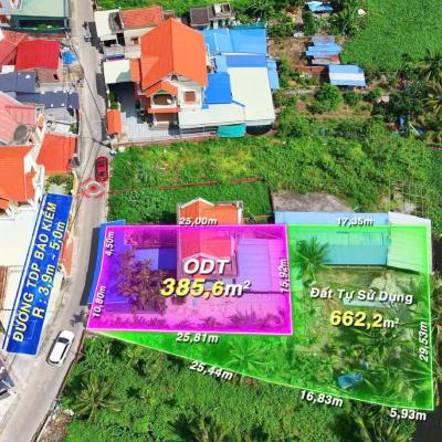 Đất biệt thự 1000m2 view sông tại Lập Lễ, Thủy Nguyên