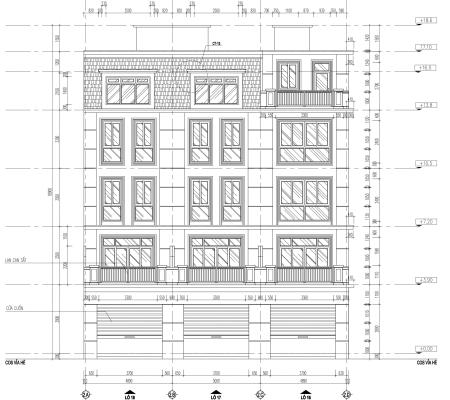 Nhà liền kề đường Phụng Pháp Văn Cao 5 tầng x 70m2