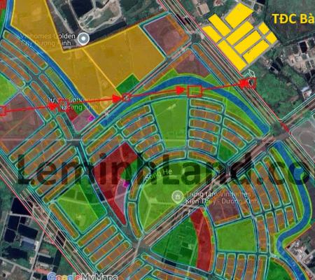 Đất phân lô tái định cư Vinhomes Dương Kinh