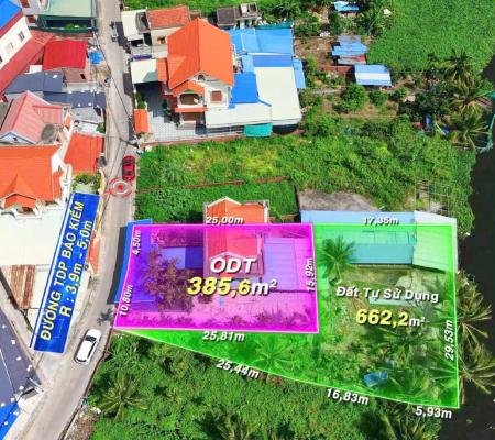 Đất biệt thự 1000m2 view sông tại Lập Lễ, Thủy Nguyên