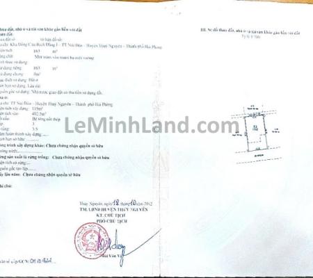Nhà 3,5 tầng khu Đồng Cau, Núi Đèo, Thủy Nguyên, HP