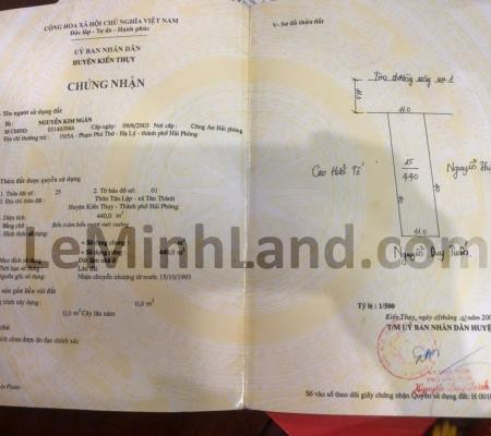 Đất 680m2 mặt đường Hải Thành, P Hải Thành, Dương Kinh