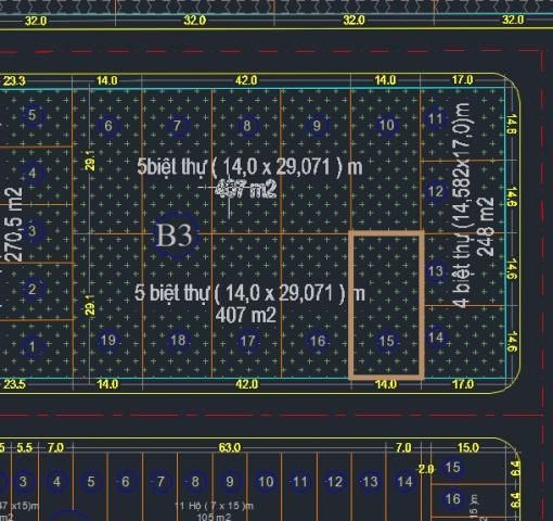 Đất 407m2 Lô 26 Lê Hồng Phong, Hải Phòng